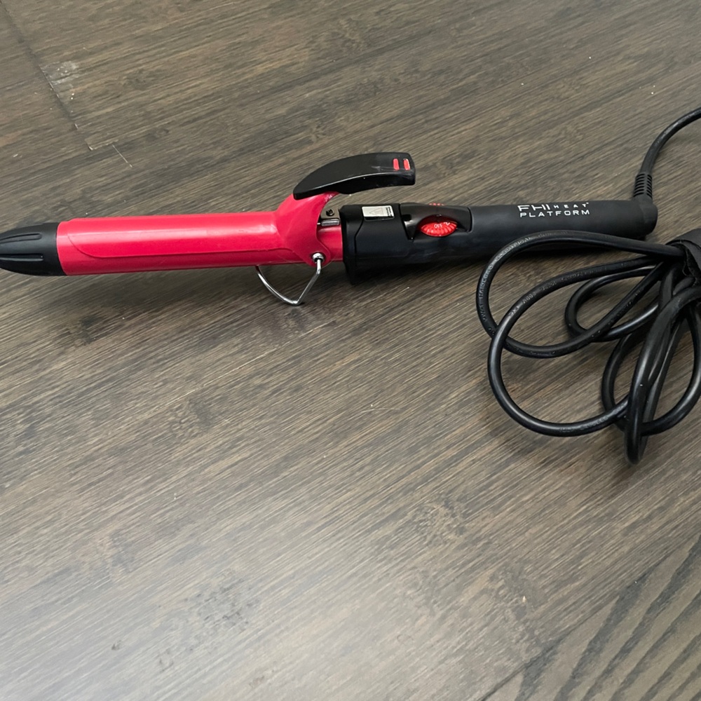 High end FHI 1 inch Platform Bounce tourmaline ceramic curling iron